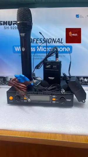 Professional SH 9200 Shure Wireless Microphone