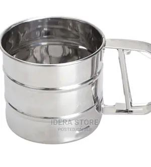 Stainless Steel Hand-held Flour Sieve Cup