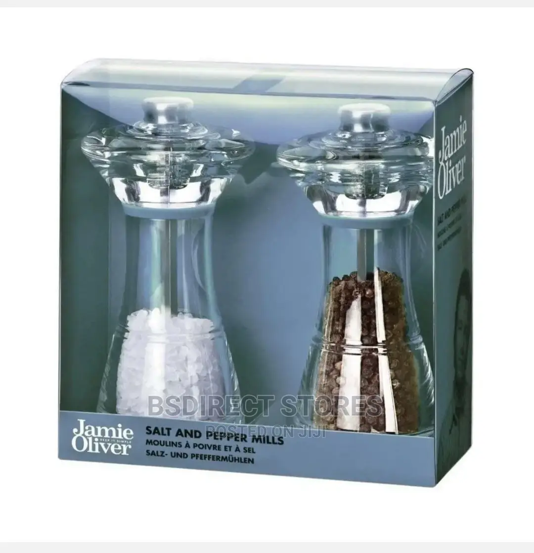 Jamie Oliver Cookware Range Salt and Pepper Mill Gift Set.