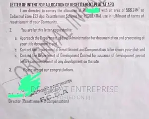 Land for Sale Apo Resettlement Zone E
