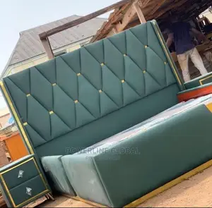 Bed Frame 6x6 With Side Drawer for Homes/ Hotels/ Lounges