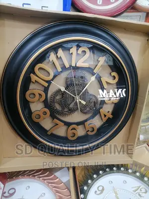 Wall Clock With Bold Numbers