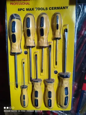 Star and Flat Srewdriver Set 8pcs