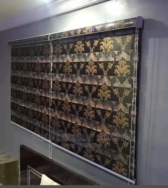 Window Blind Flower Design