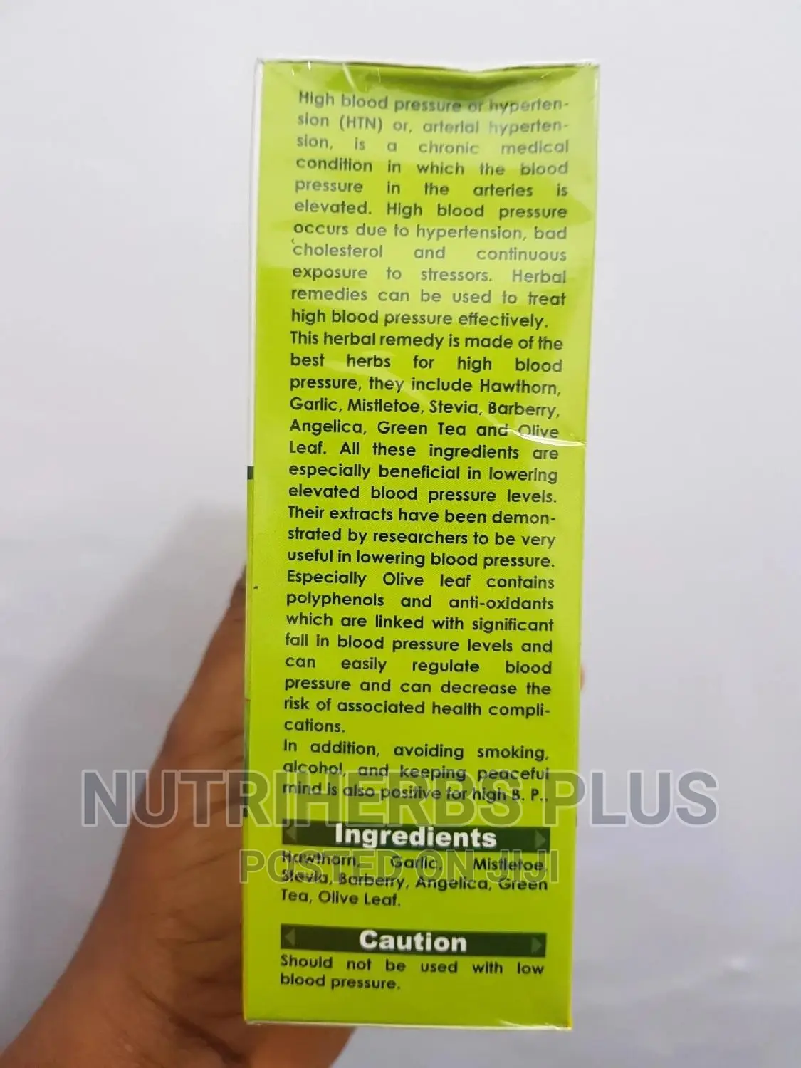 Blood Pressure Control Tea + Propolis Permanent Cure for HBP