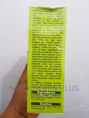 Blood Pressure Control Tea + Propolis Permanent Cure for HBP