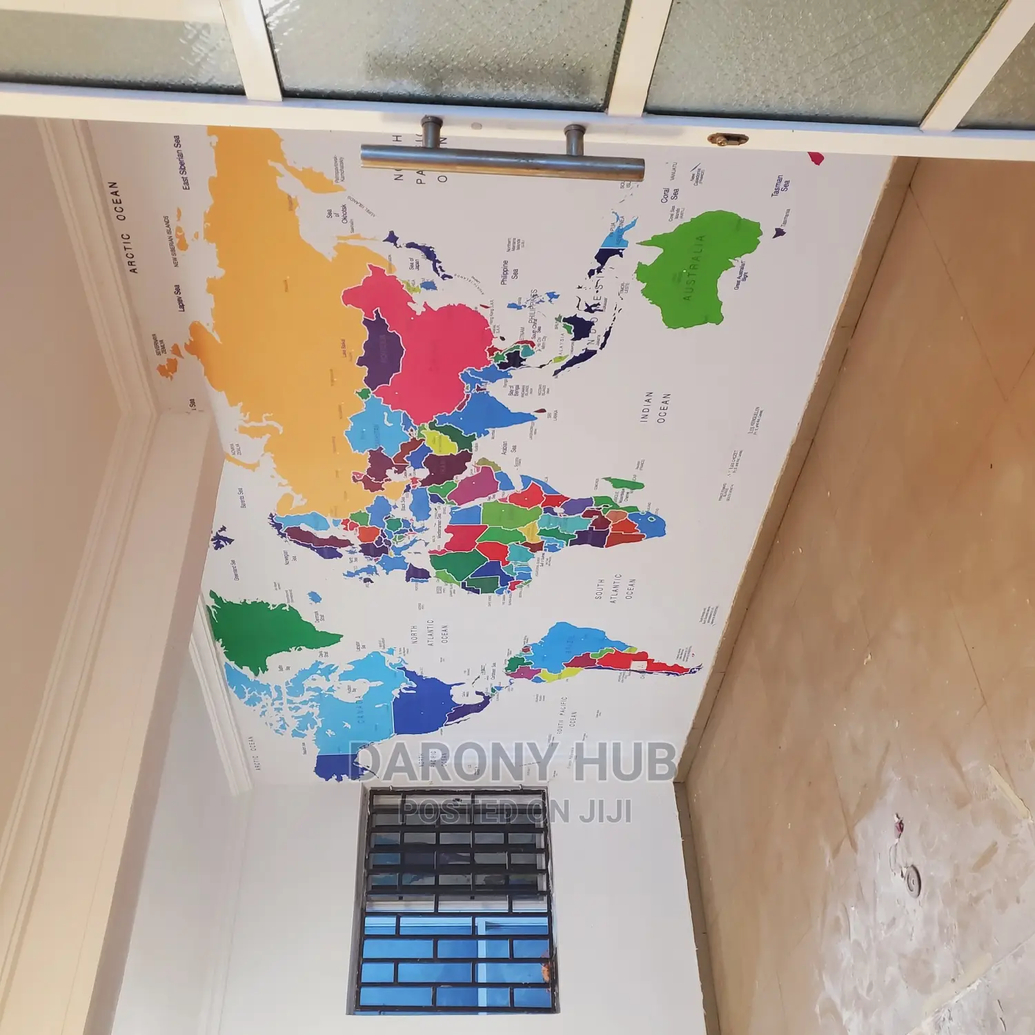 5d Custom World Map Wall Mural