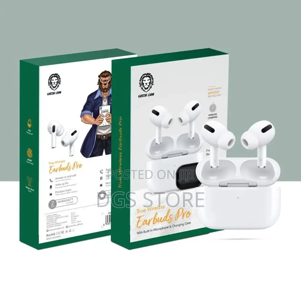 Green Lion Earbuds Pro Bluetooth