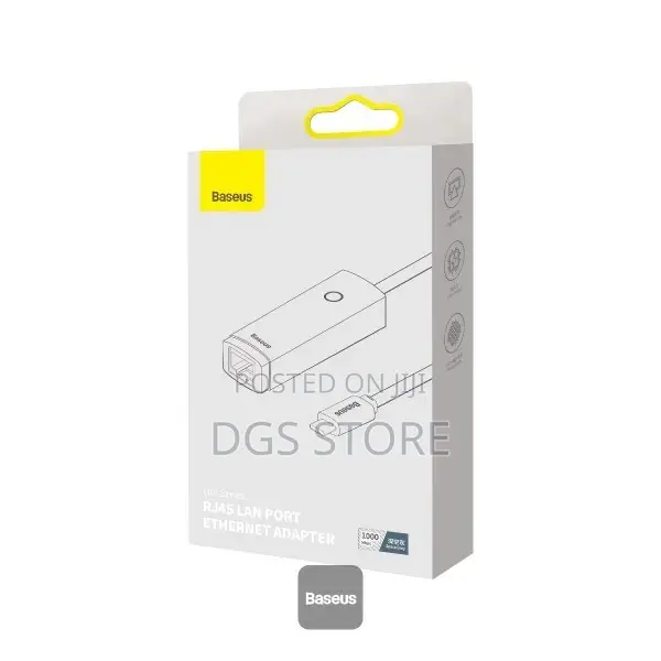 Baseus Lite Series Rj45 LAN Port Ethernet Adapter
