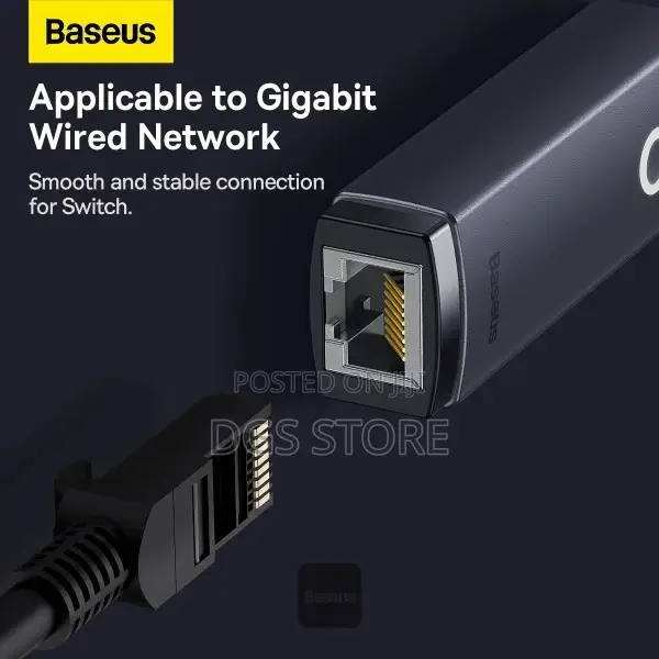 Baseus Lite Series Rj45 LAN Port Ethernet Adapter