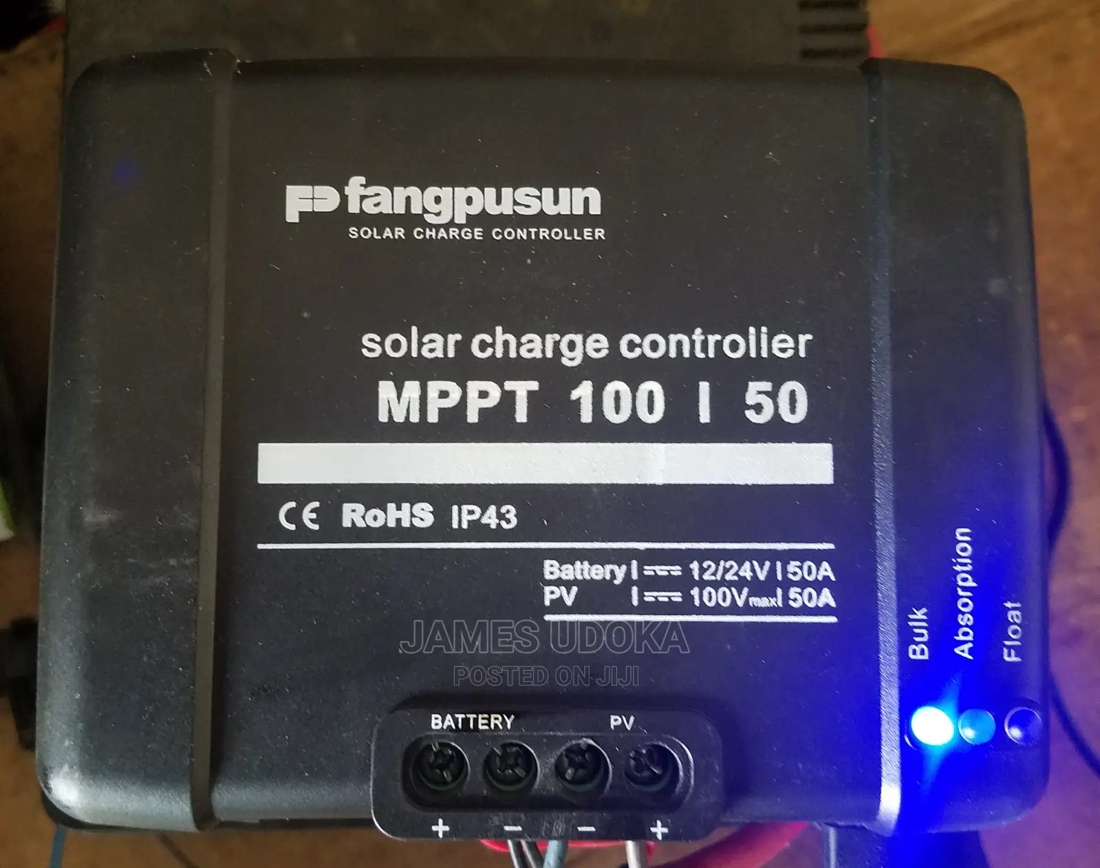 50a Solar Charge Controller - MPPT - 12v-24v