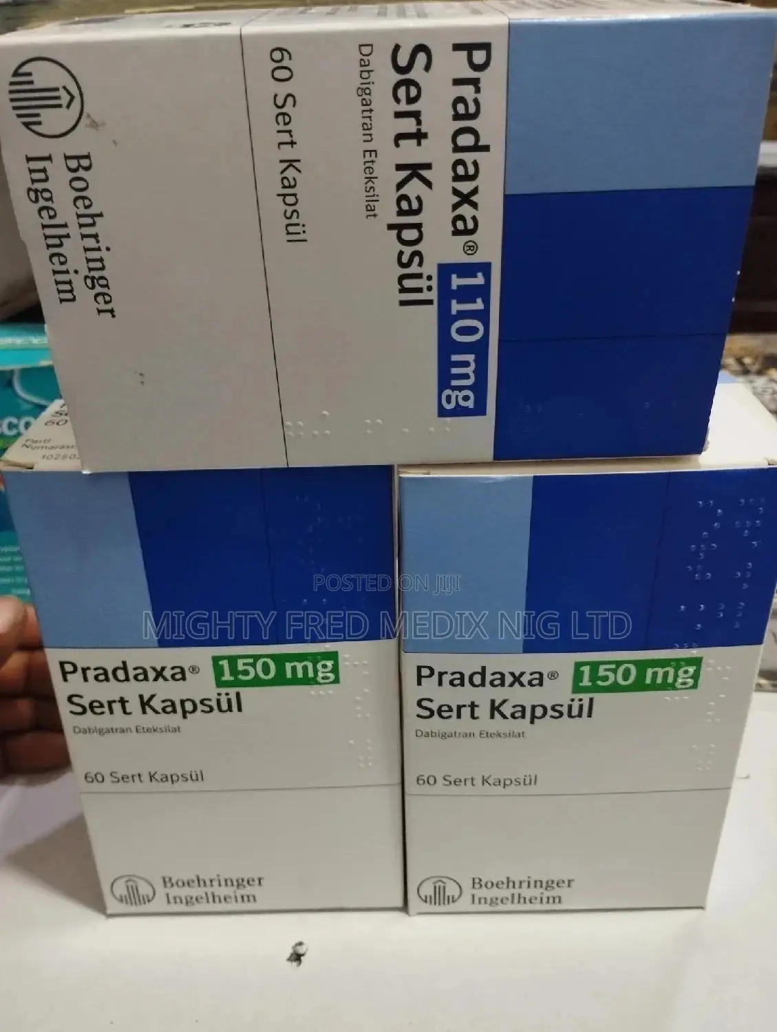 Pradaxa 110mg 60 Capsules