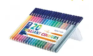Staedtler Triplus Colour Fibre-Tip Pens 20 Brilliant Colours