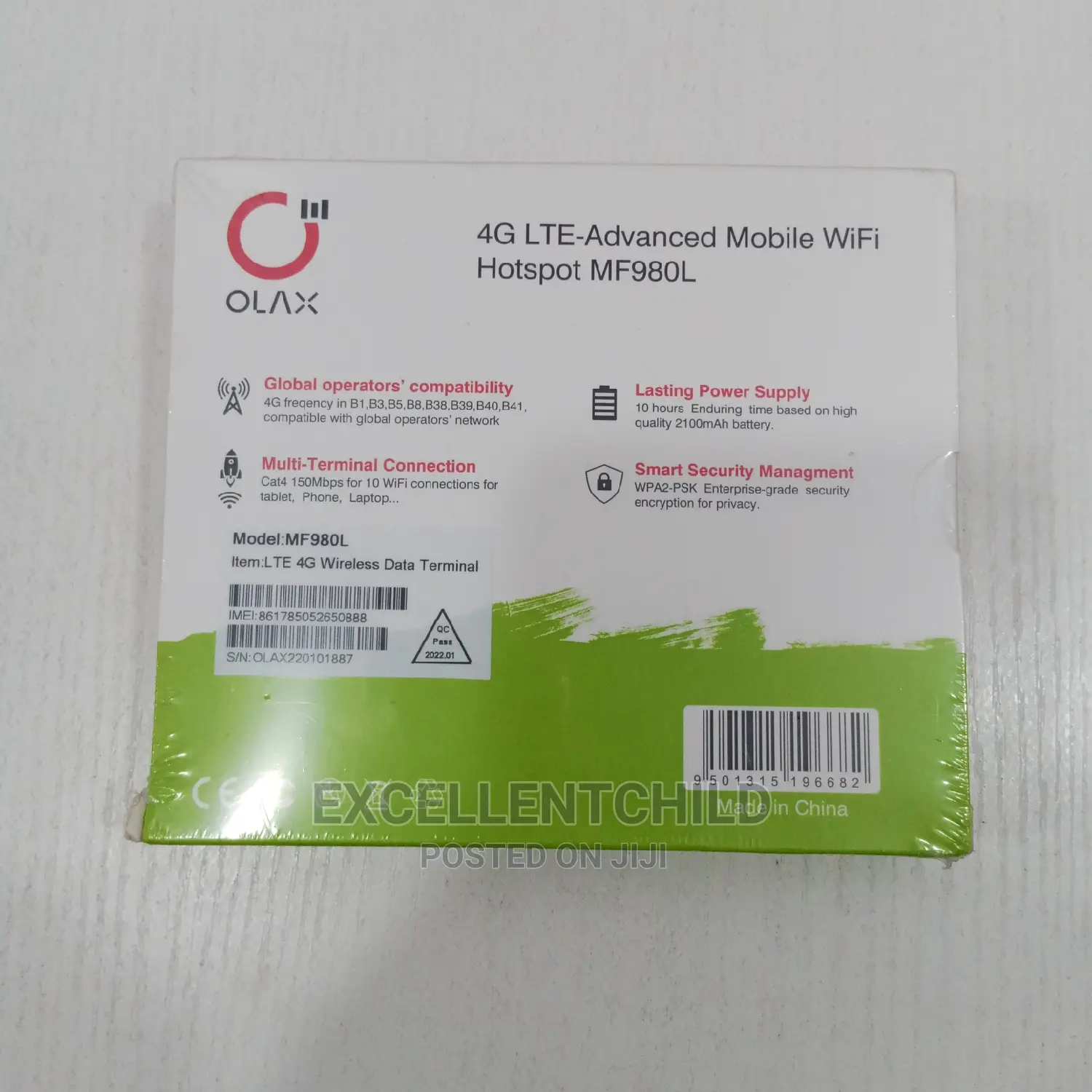4G Lte-Advanced Mobile Wifi (MF980L)