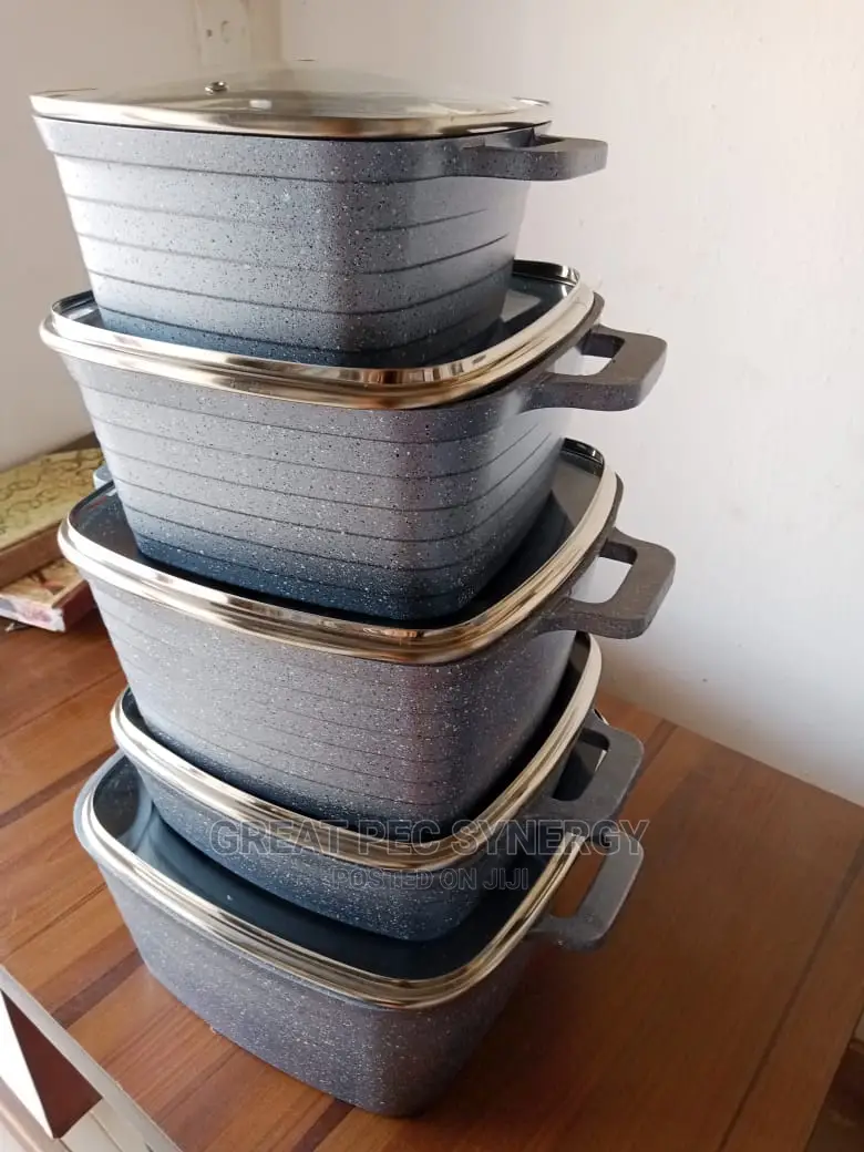 5 Sets Granite Cookware