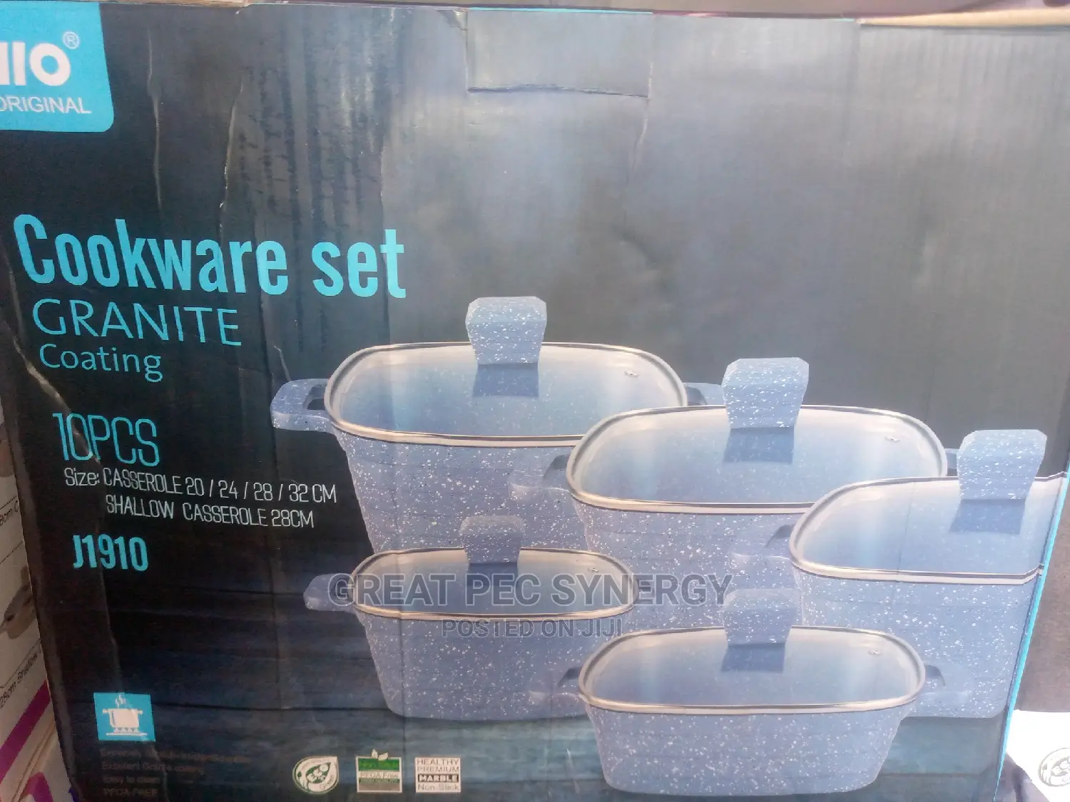 5 Sets Granite Cookware
