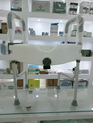 Toilet Seat Riser With Handles Support for Pregnant