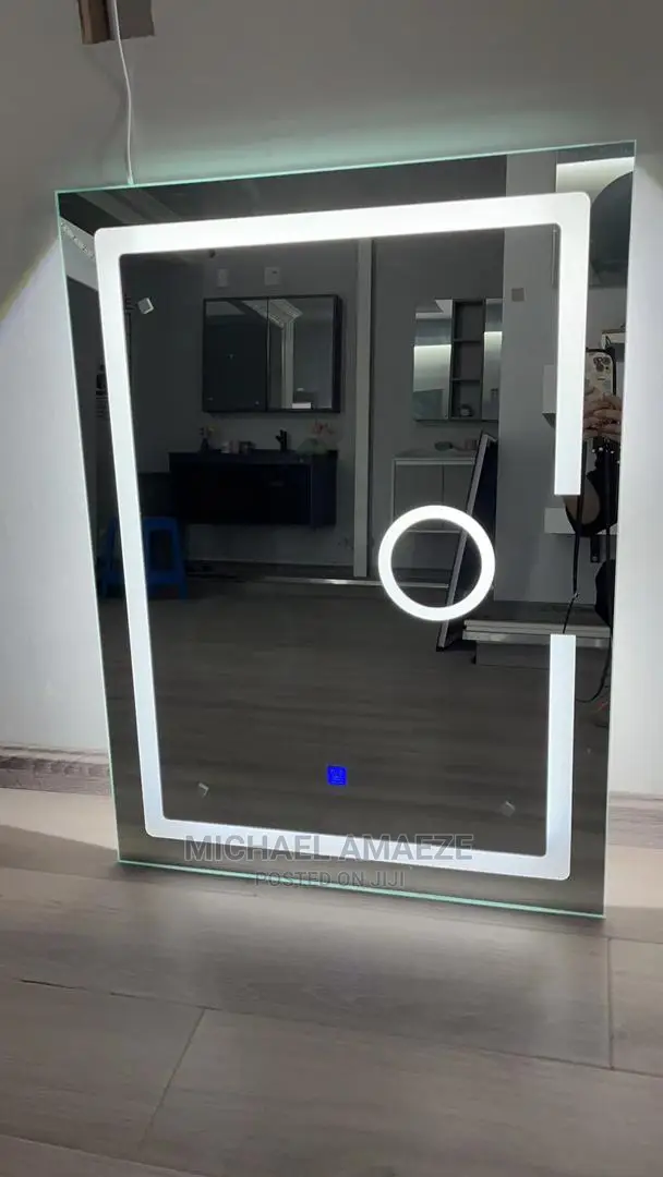 Square LED Mirror With Light