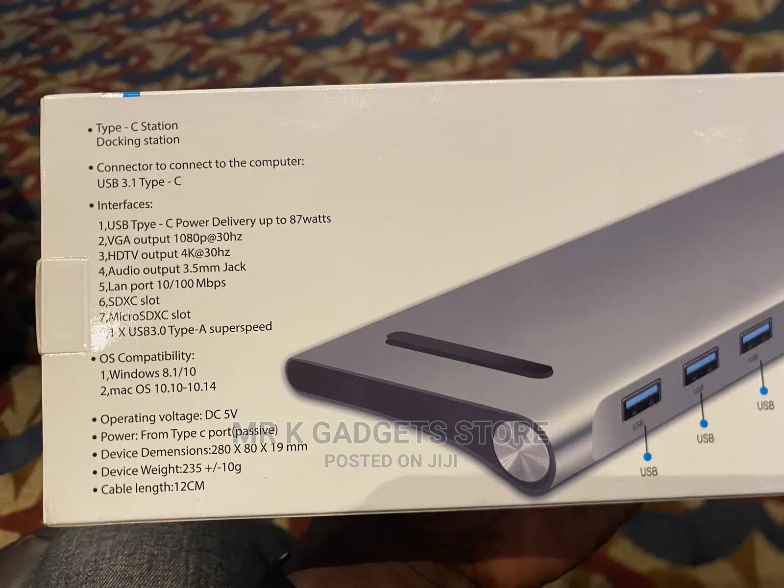 Type C Adapter Dock Station