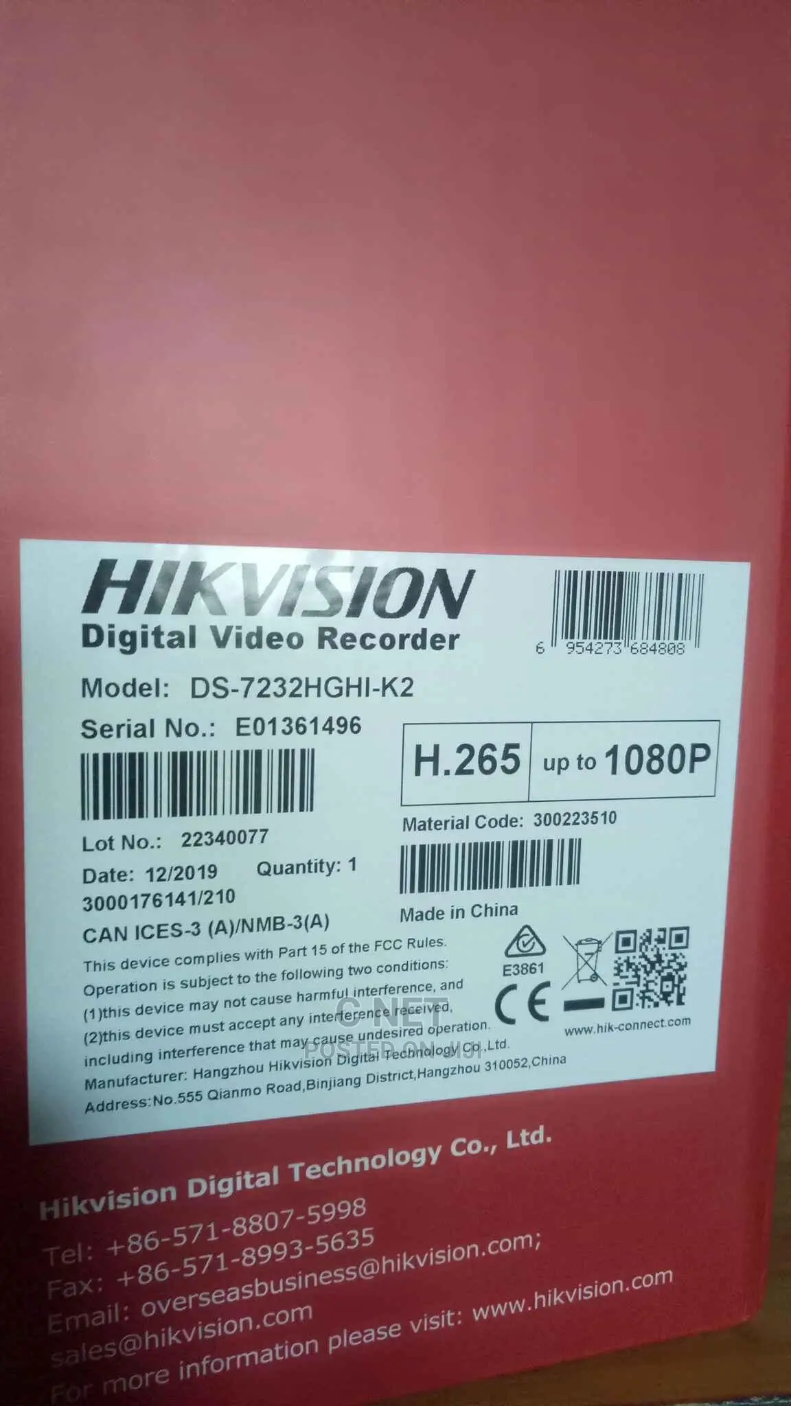 Hikvision 32channel Dvr