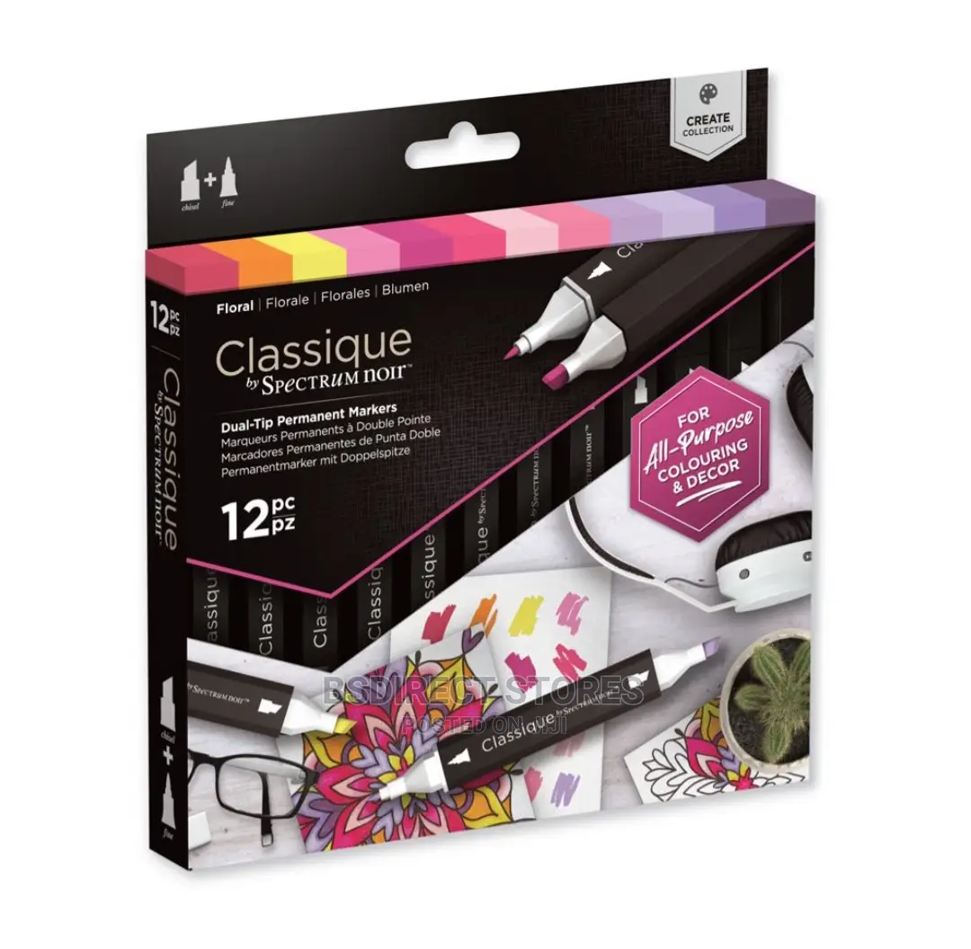 Spectrum Noir Classique Dual Tip Permanent Markers