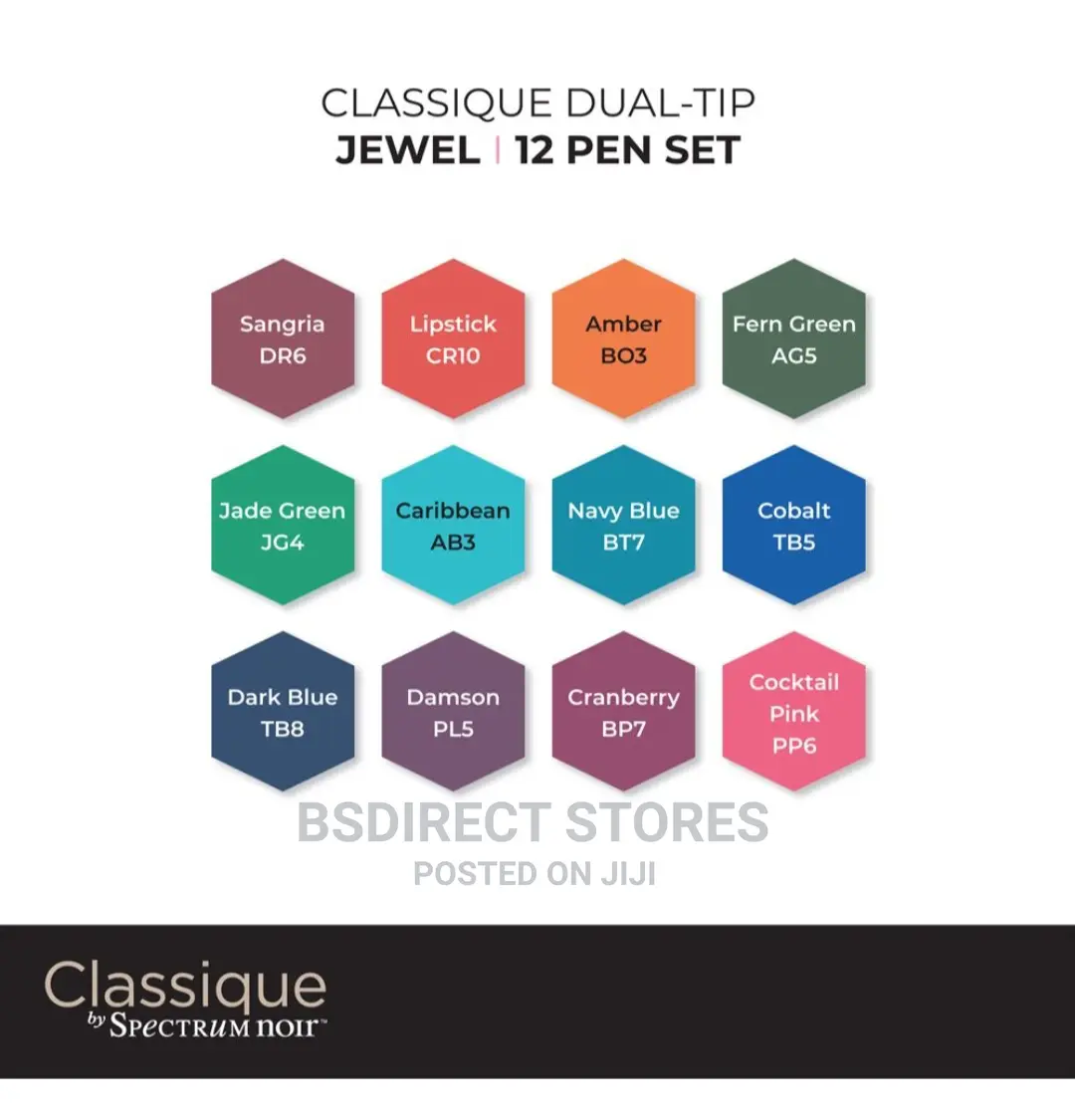 Spectrum Noir Classique Dual Tip Permanent Markers