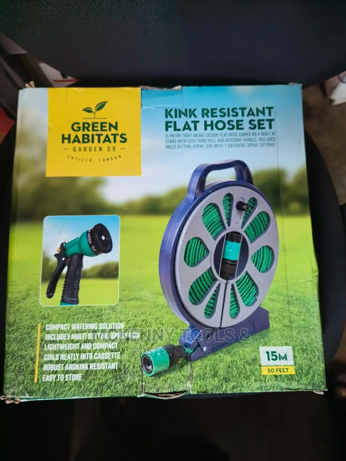 15m Flat Hose Set