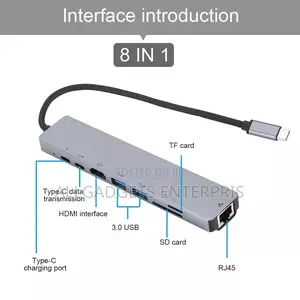 Type C to HD 8 in 1