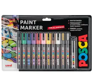 Posca Paint Marker PC-5M and PC-7M Assorted Colours [12]