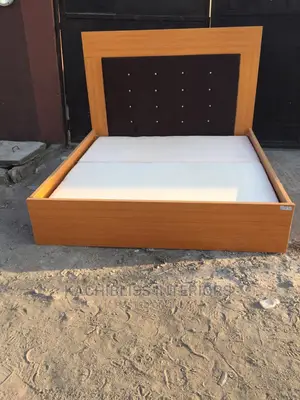 Bed Frame With Side Cabinet