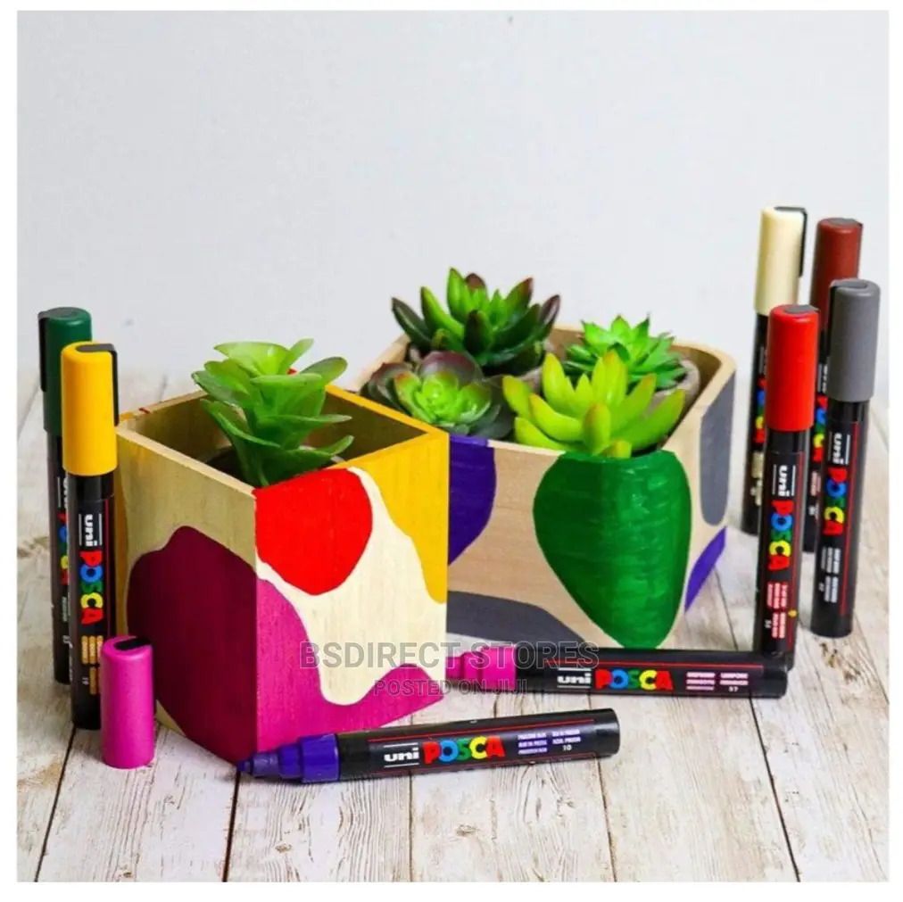 POSCA PC-5M Medium Bullet Tip Paint Markers Deep Colours [8]
