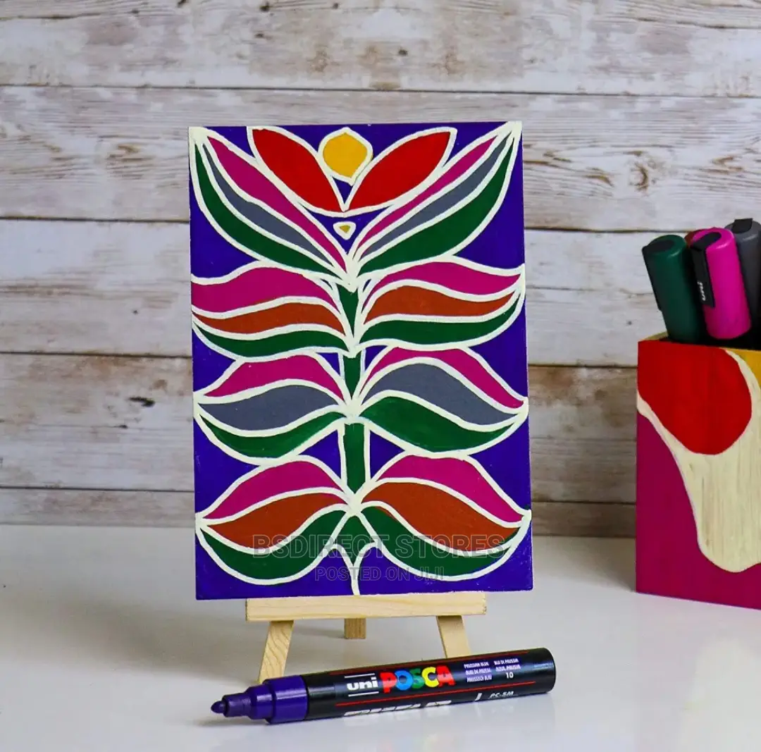 POSCA PC-5M Medium Bullet Tip Paint Markers Deep Colours [8]