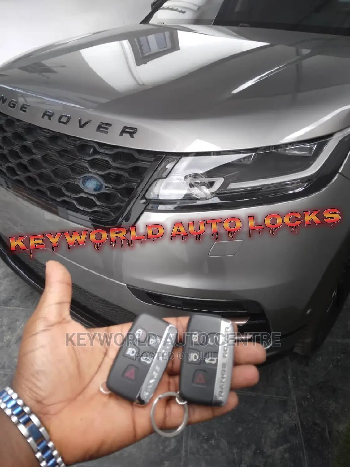 Range Rover Velar 2017 Successful Programmed Two Smartkeys