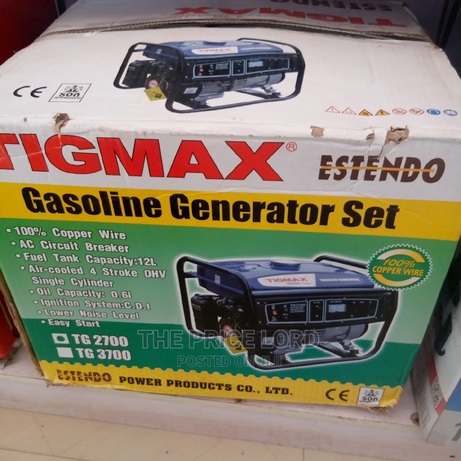 Tigmax Generator 2700