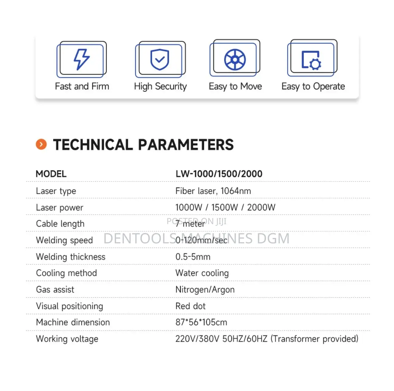 Laser Welding Machine For Metals And Alloy