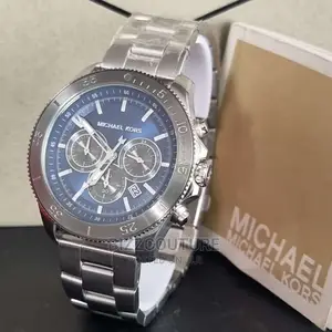 Original MICHAEL KORS Silver Steel Strap Available in Store