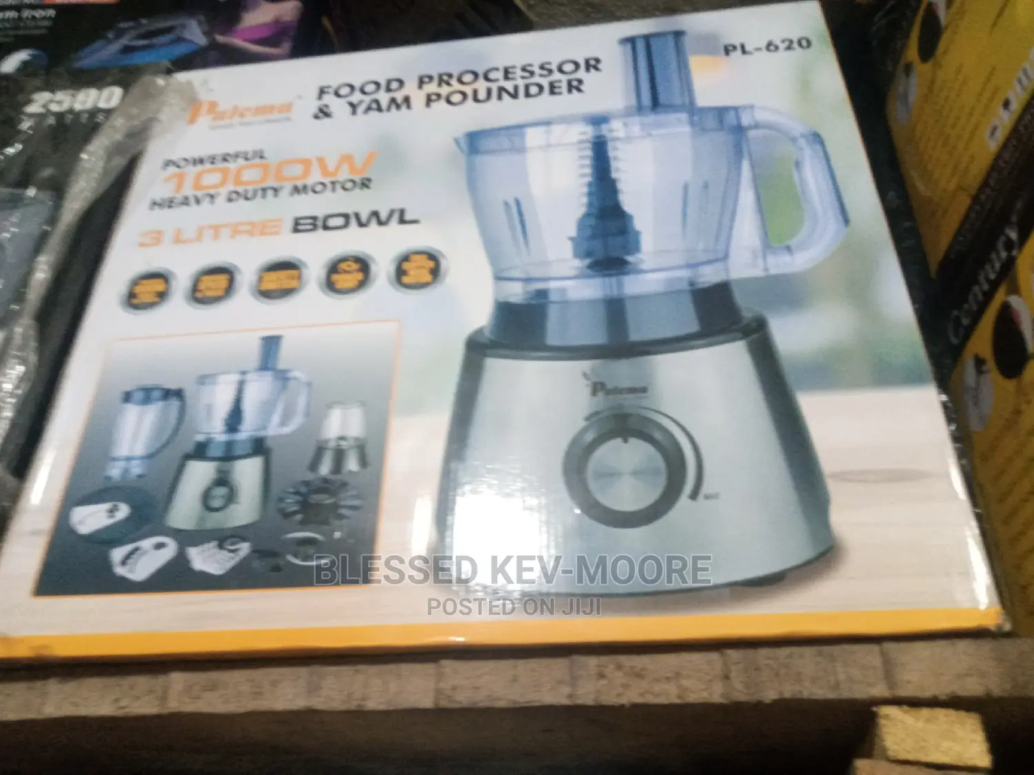 Palema Food Processor/Yam Pounder 3 L Bowl