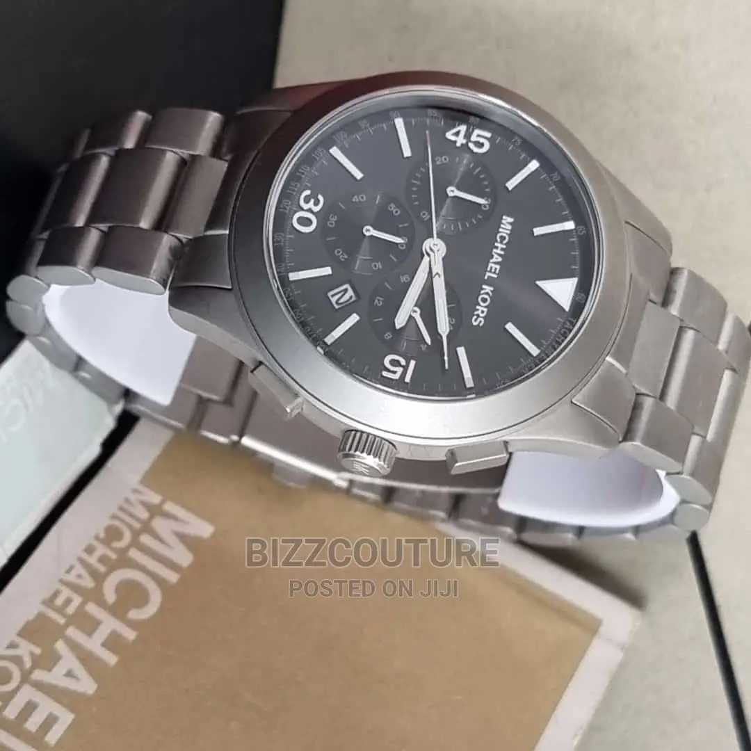 Original MICHAEL KORS Silver Steel Strap Available in Store