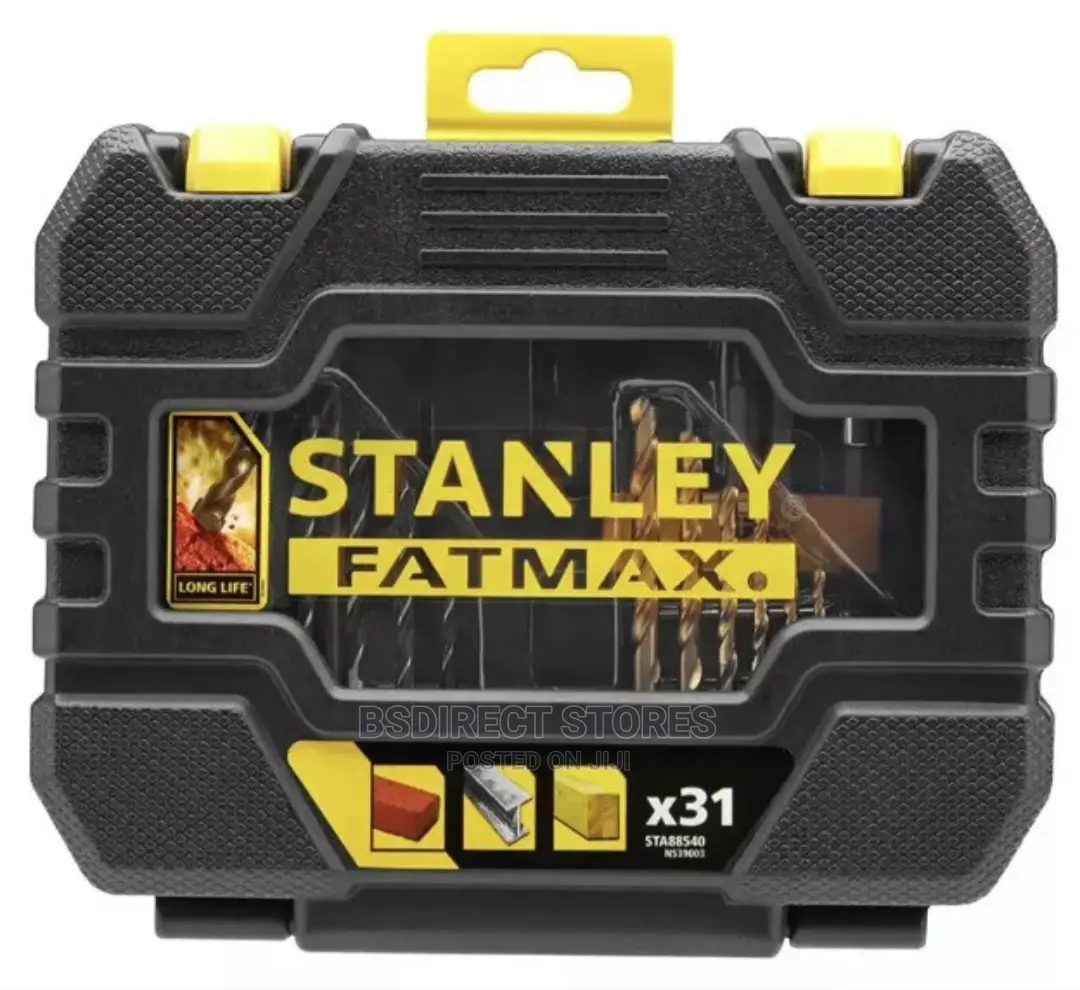 Stanley Fatmax Sta88540 31 Piece Drill Bit Set Carry Case