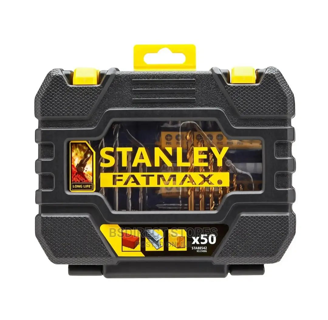 STANLEY FATMAX 50 Piece Drilling Driving Set and Carry Case
