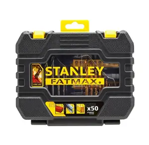 STANLEY FATMAX 50 Piece Drilling Driving Set and Carry Case