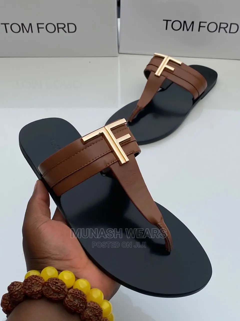 Valentino Leather Slipers