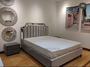 6by6 Luxury Bed Frame With 2 Bedside Drawers