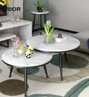 Luxury Center Table Set 2in1