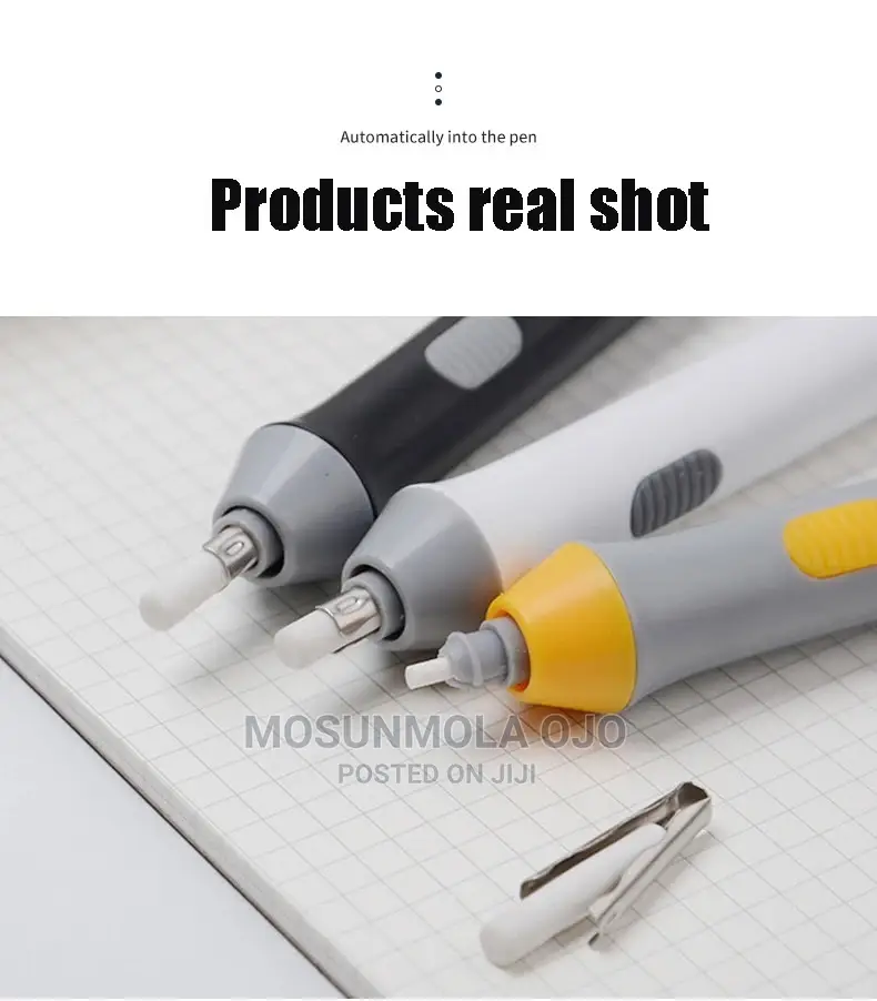 Battery Operated Electric Eraser Pencil