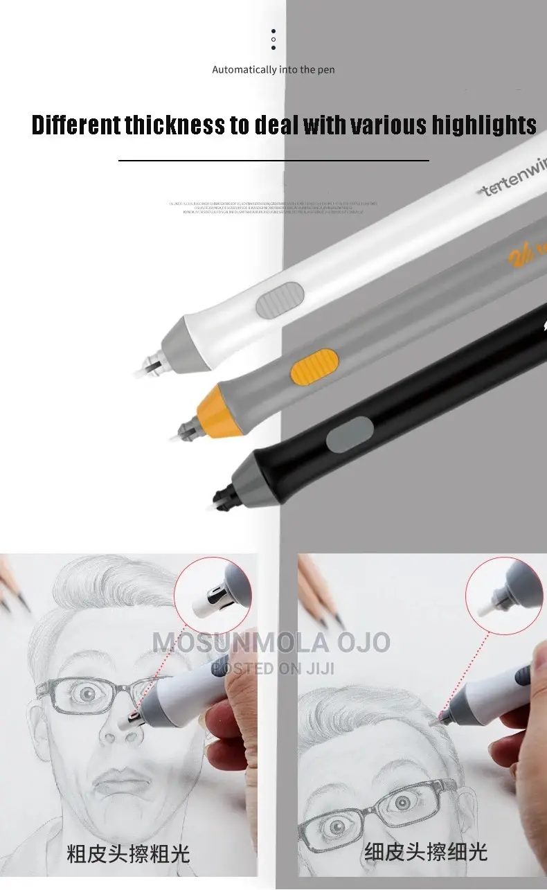 Battery Operated Electric Eraser Pencil