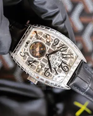 Original FRANCK MULLER Leather Strap Watch Available Instore