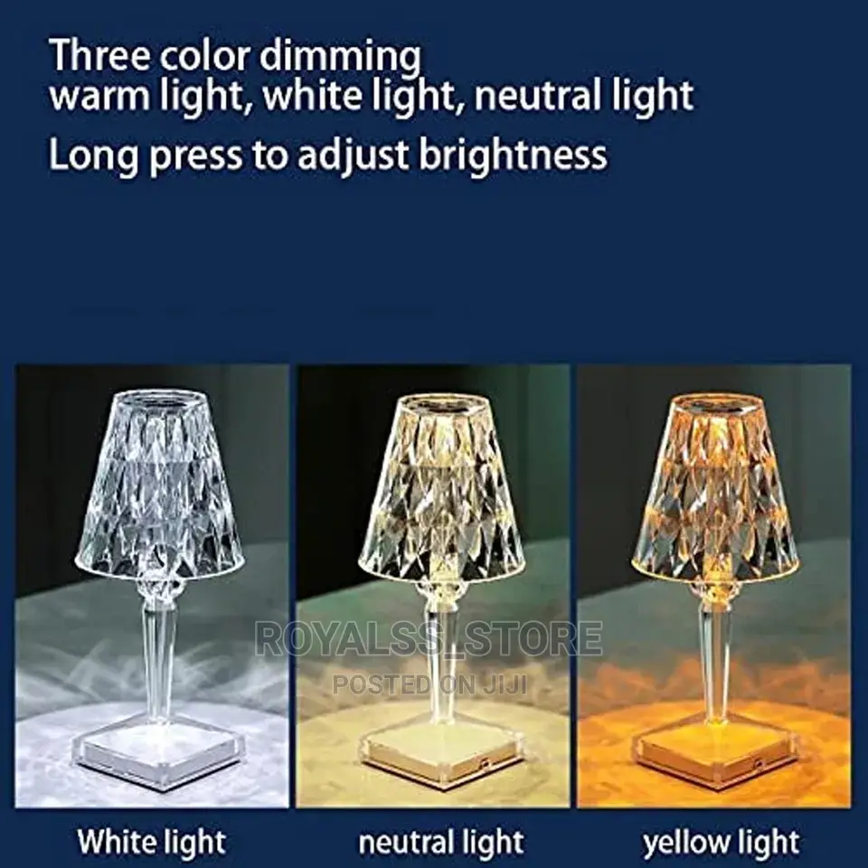 Diamond Desktop USB Bedside Lamp