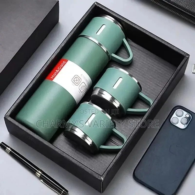 Hot and Cold Vacuum Flask Set