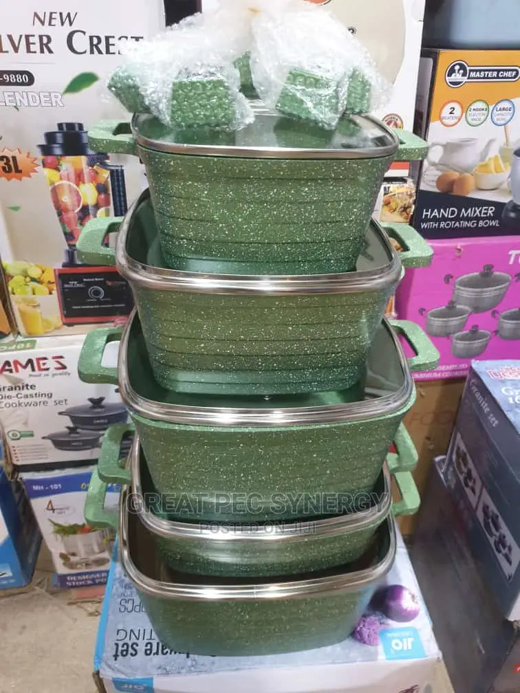 5 Sets Granite Cookware
